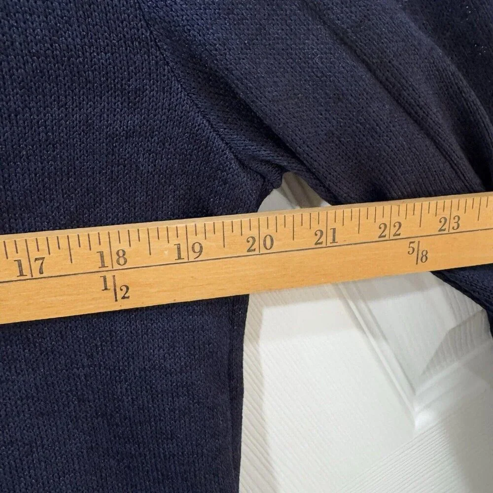 Devernois Women’s Blue Sweater‎ Blazer Cardigan Size 95 Large?